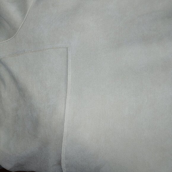 B. ORGINAL BY SHOE FLY, FAUX SUEDE MINI DRESS, CREAM COLOR, SIZE LARGE - Picture 6 of 10